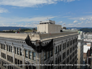 Facade Inspection of a Building Cornice