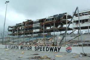 Atlanta Motor Speedway, Tornado Damage