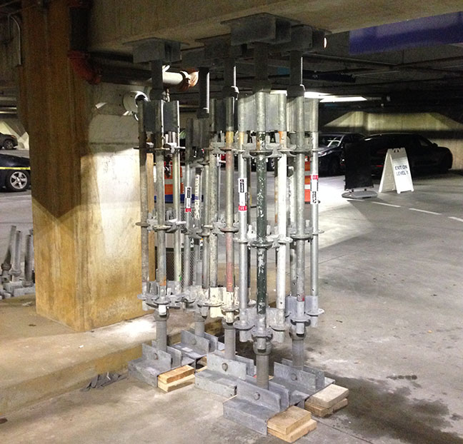 Parking Deck Shoring Repair