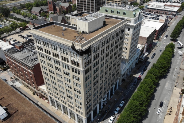 James Building Facade Restoration Cornice