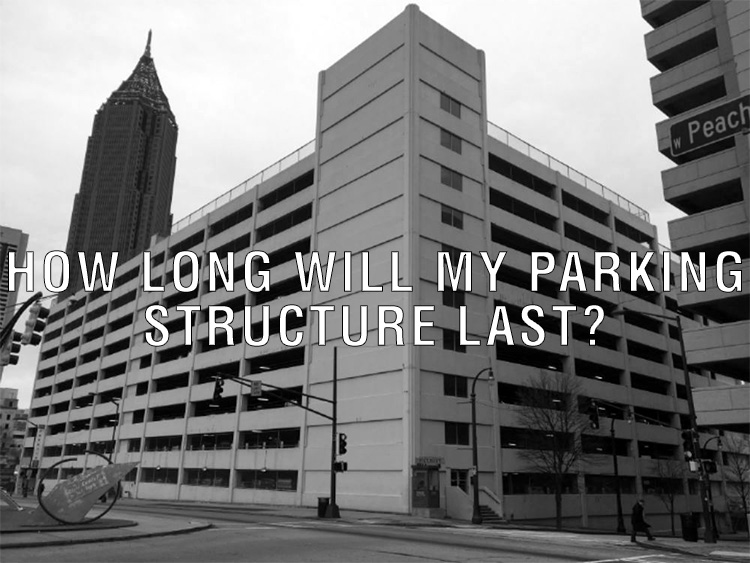 Parking structures have life expectancies 