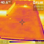 VA Medical Center infrared (IR) image of roof