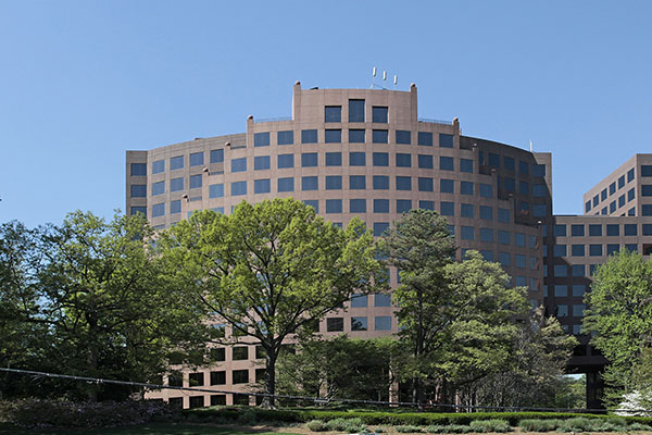 Structural Design office building with attached parking garage