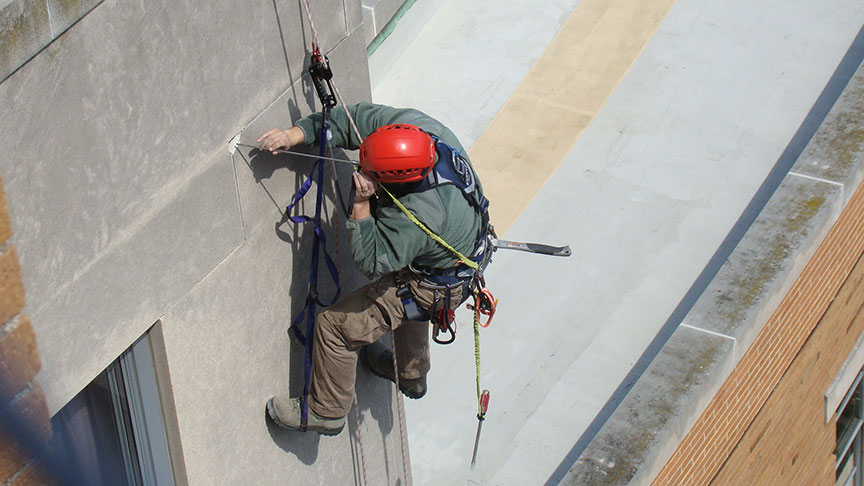 Façade Inspection using Rope Access & Borescope