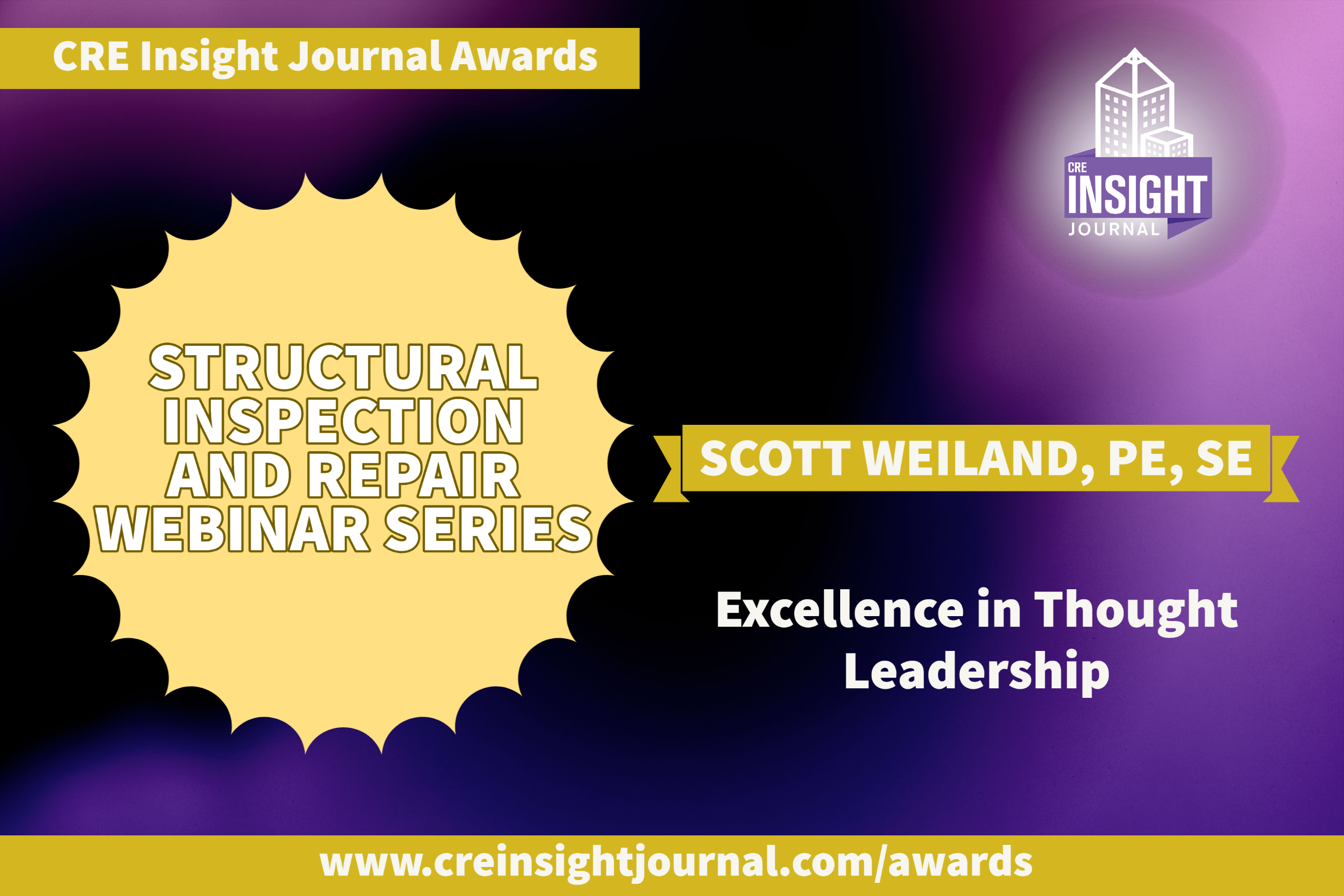 CRE INSIGHT JOURNAL EXCELLENCE AWARDS